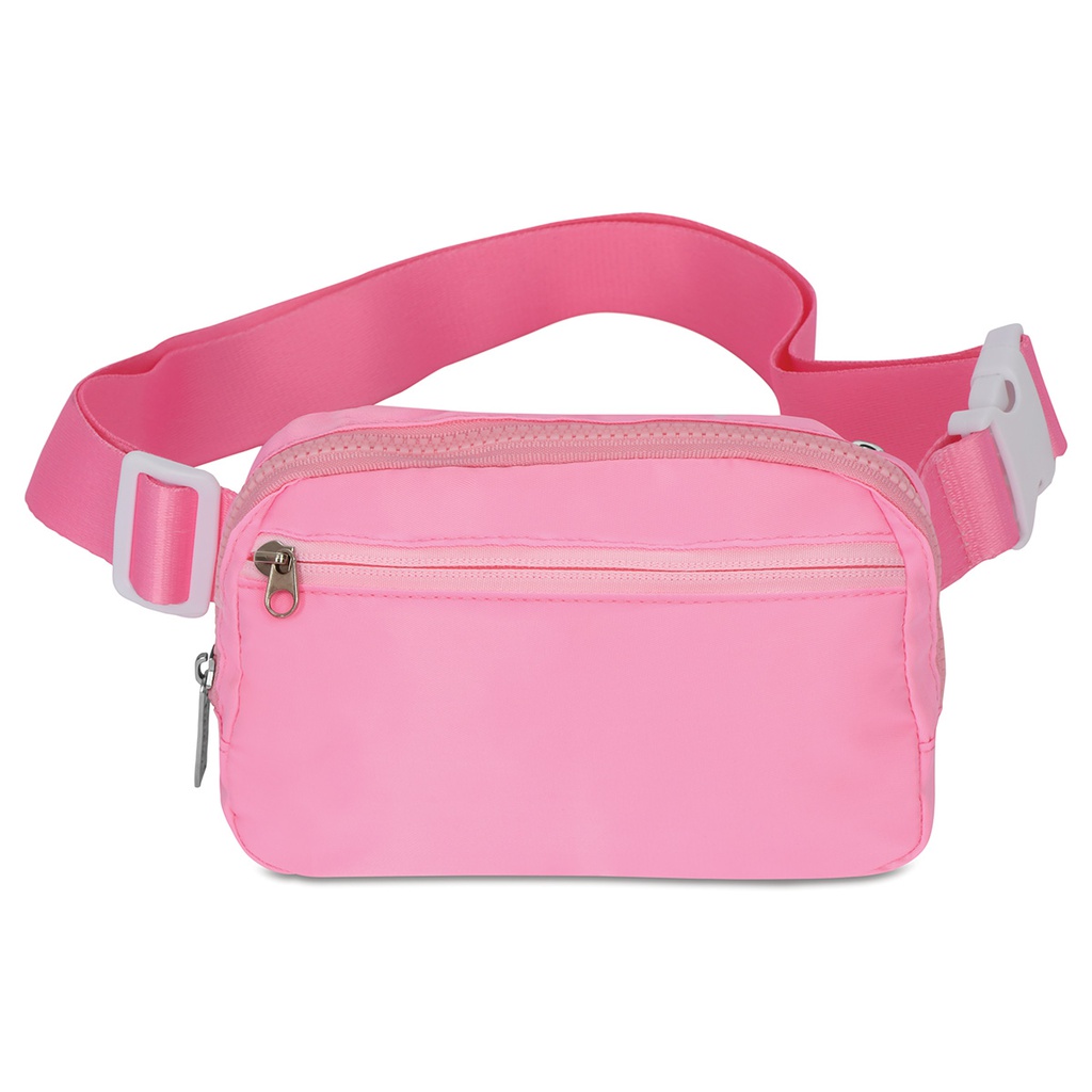 Pink Nylon Belt Bag Iscream